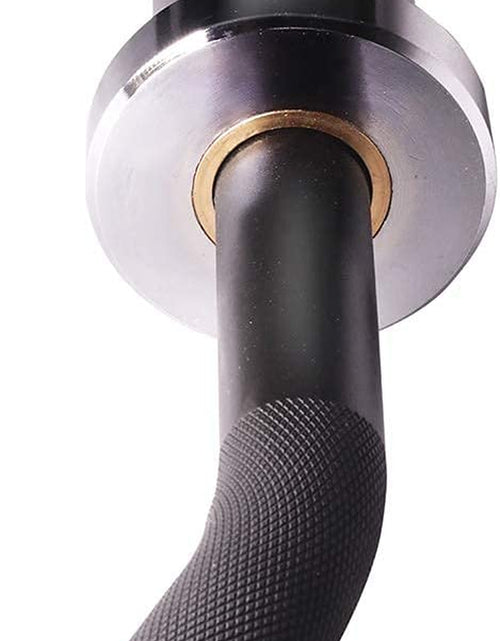 Load image into Gallery viewer, Fitness Olympic EZ Curl Bar 47Inch/86Inch(7Ft)- (350Lb/1500Lb) Curling Bar for Gym Strength Training Chrome Sleeves Solid Steel Barbell Weight Lifting Bar for Bicep Curls and Triceps Extensions
