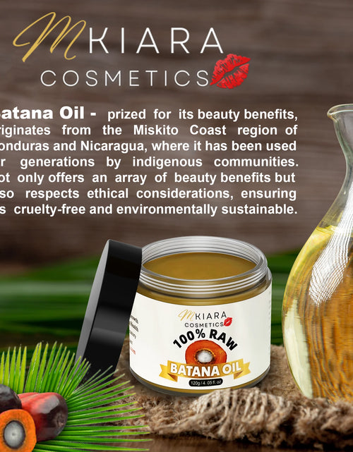 Load image into Gallery viewer, Batana Oil for Hair Growth Dr Sebi 120Ml/ 4Oz- for All Hair Types
