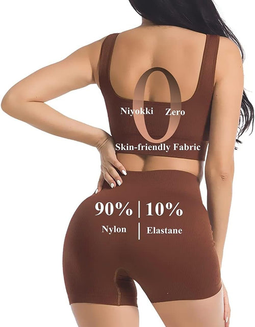 Load image into Gallery viewer, Workout Sets for Women 2 Piece, Cute YOGA Workout Set, Two Piece Workout Outfits,2 Pack
