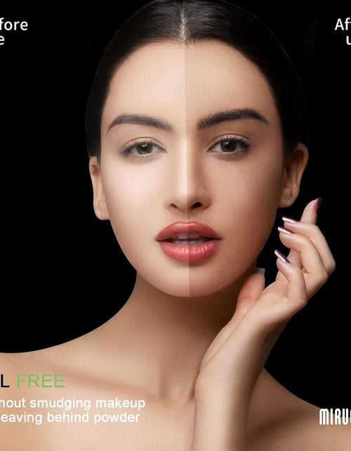 Load image into Gallery viewer, 100 Count Natural Bamboo Charcoal Blotting Papers Organic Facial Oil Absorbing Sheets for Oily Skin Care Daily Oil Control Linen Tissues (100 PCS/PK, 1 PK)
