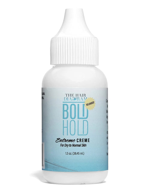 Load image into Gallery viewer, - Bold Hold Extreme Creme Reloaded - Strong Hold Glue for Lace Front Wigs and Hair Systems - Invisible Bonding - Non Toxic - No Odor or Latex - Humidity &amp; Water Resistant- 1.3Oz
