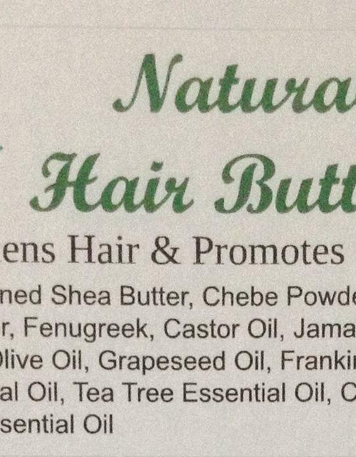 Load image into Gallery viewer, Natural Chebe Amla Hair Butter Moisturizer Hair Growth 12 Ounce
