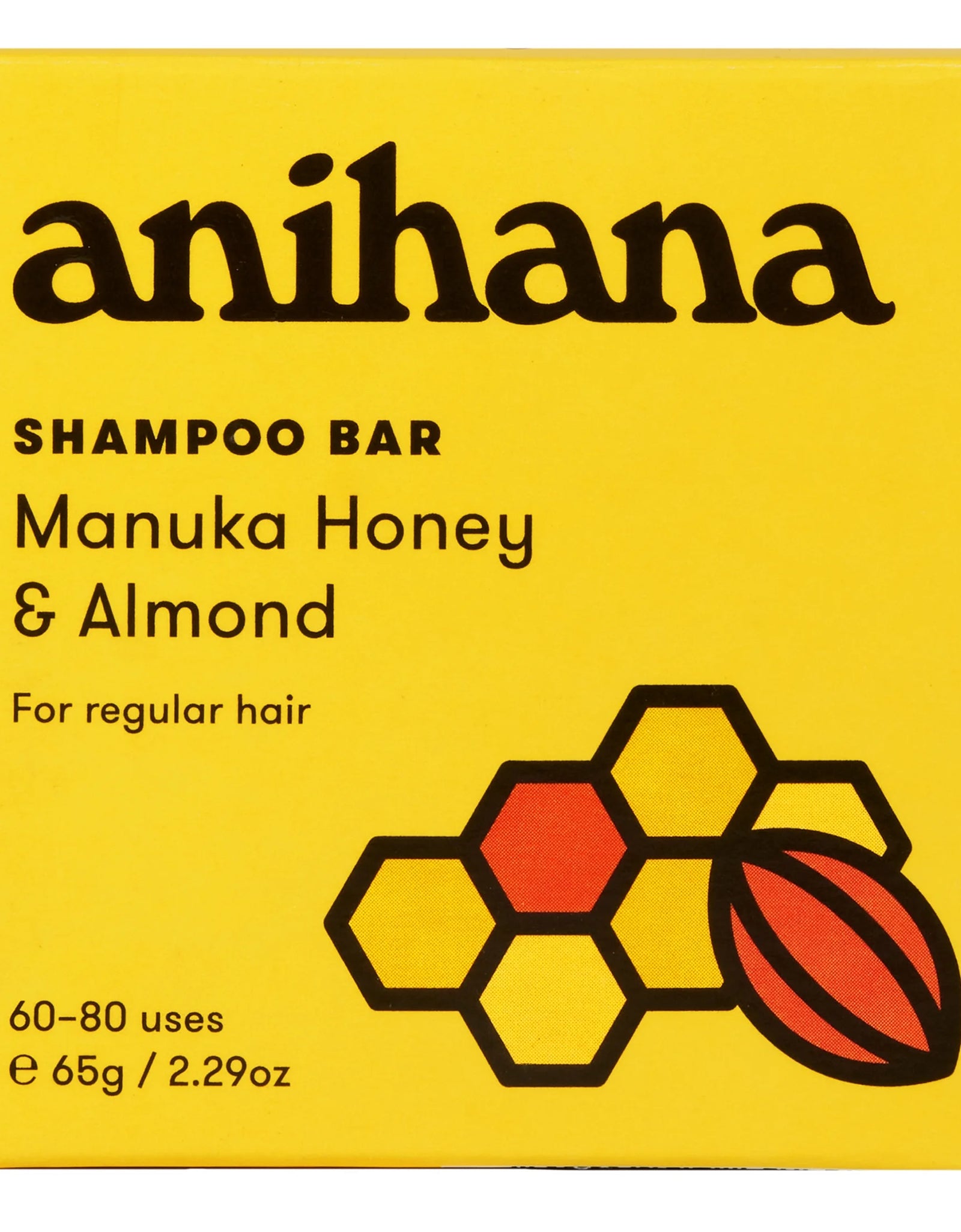 Shampoo Bar Manuka Honey & Almond for Regular Hair 2.29Oz