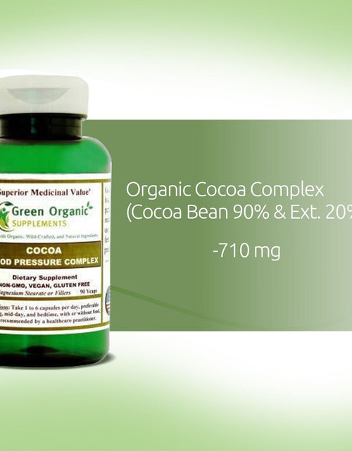 Load image into Gallery viewer, Green Organic Supplements&#39; Blood Pressure, Cocoa
